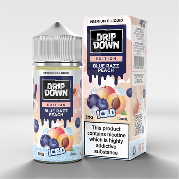 DRIPDOWN EDITION BLUE RAZZ PEACH ICE 100ML