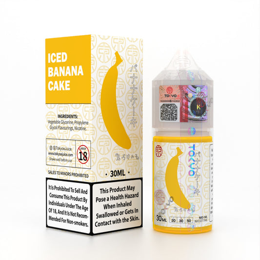 TOKYO CLASSIC ICED BANANA CAKE 30ML