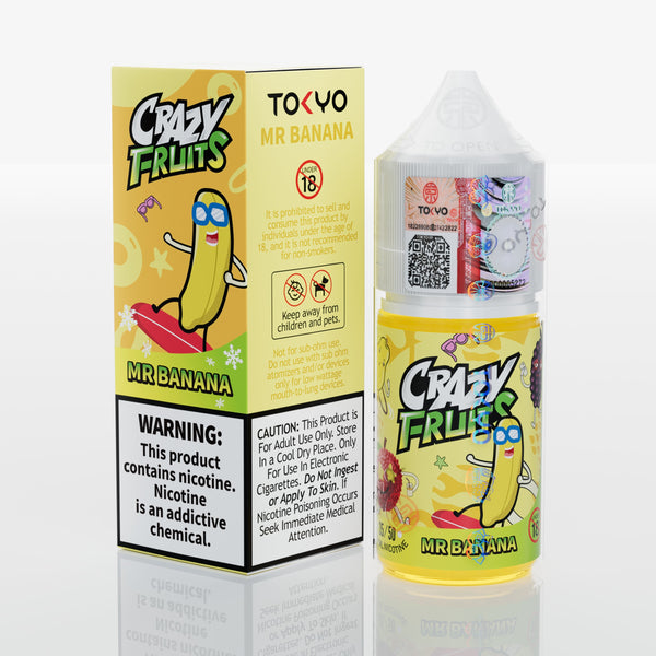 Tokyo Crazy Fruits Mr Banana Salt Nic 30ml Pakistan