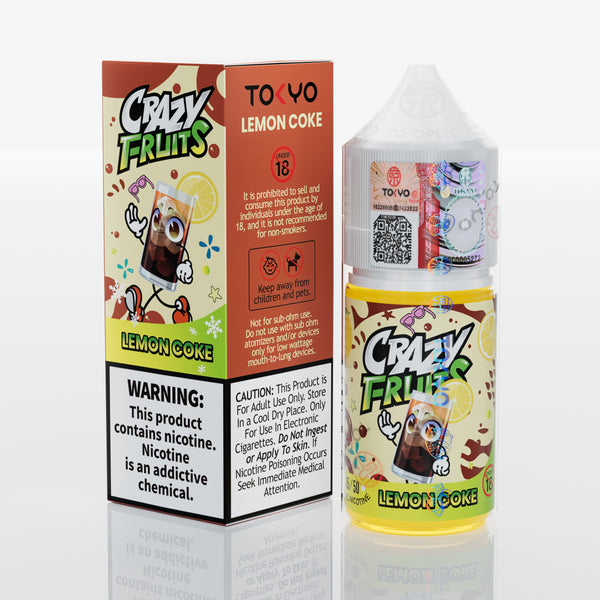 Tokyo Crazy Fruits Lemon Coke Salt Nic 30ml Pakistan