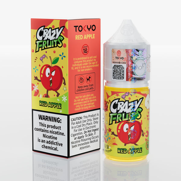 Tokyo Crazy Fruits Red Apple Salt Nic 30ml Pakistan