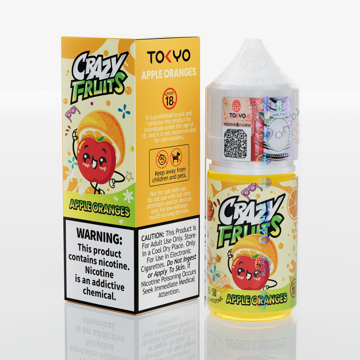 Tokyo Crazy Fruits Apple Oranges 30ml 50mg Pakistan
