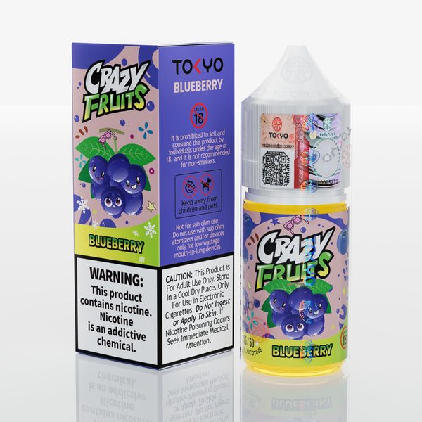 Tokyo Crazy Fruits Blueberry Salt Nic 30ml Pakistan