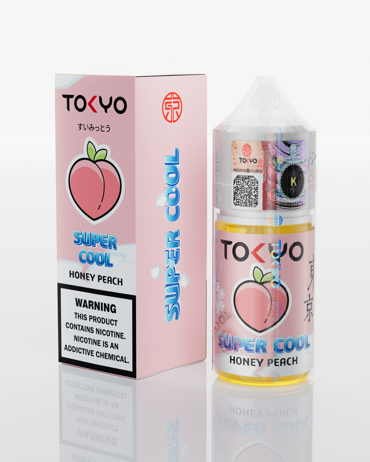 Tokyo Super Cool Honey Peach Salt Nic 30ml Pakistan