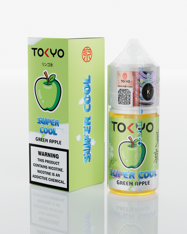 Tokyo Super Cool Green Apple Salt Nic 30ml Pakistan