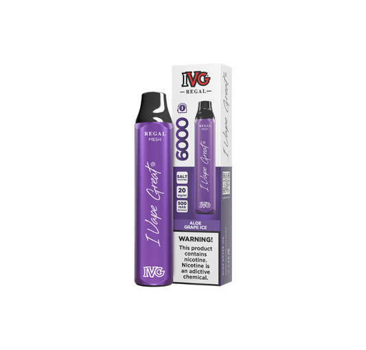 IVG REGAL 6000 PUFFS DISPOSIBLES AT BEST PRICE IN PAKISTAN