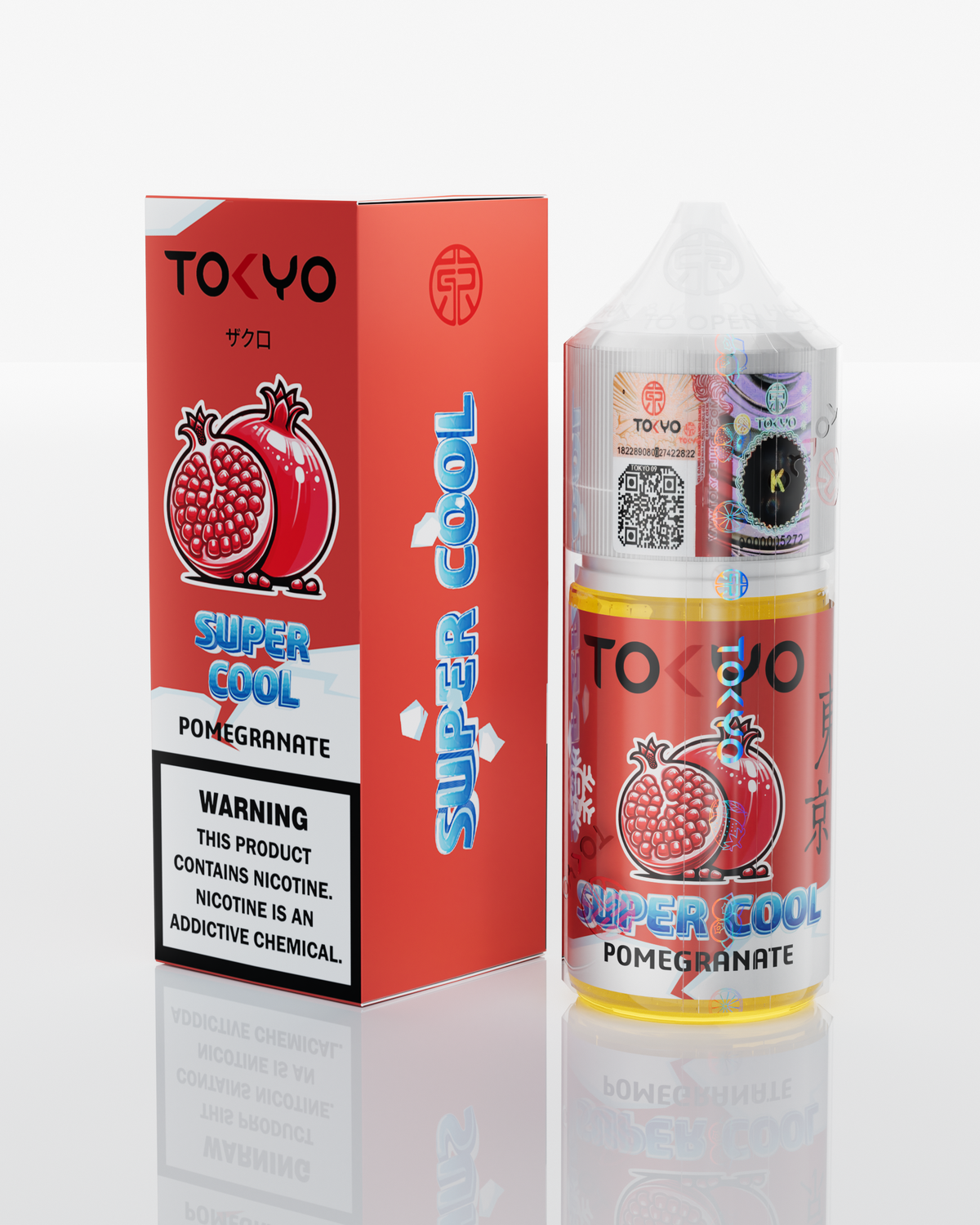 Tokyo Super Cool Pomegranate 30ml 60mg Pakistan