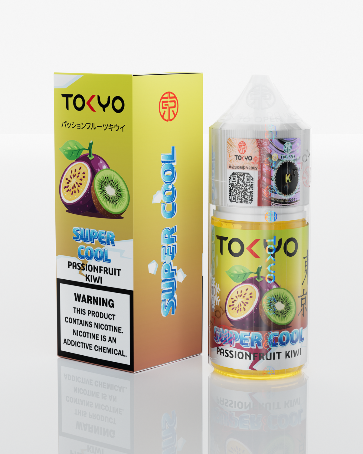 Tokyo Supercool Passionfruit Kiwi Salt Nic 30ml Pakistan