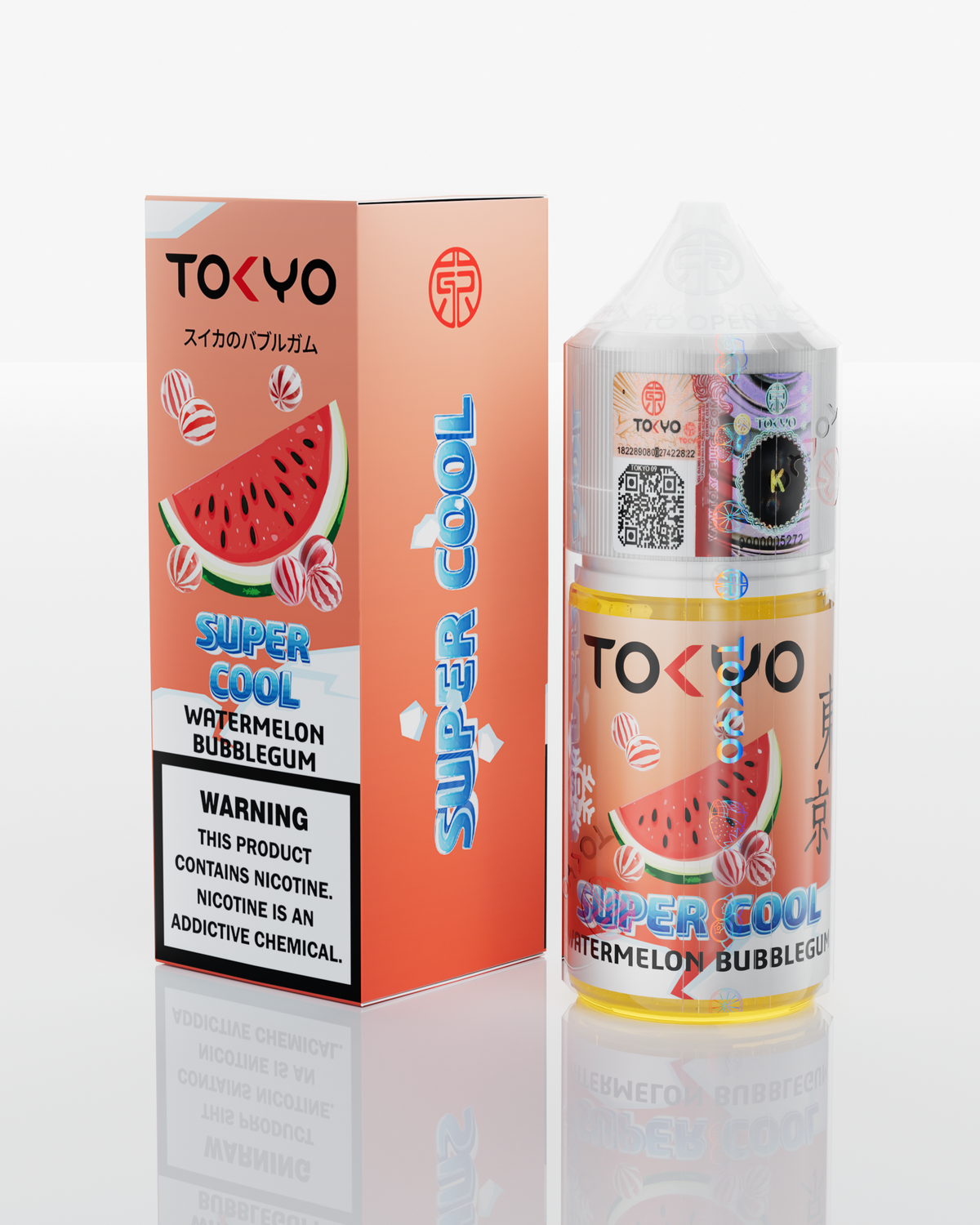 Tokyo Supercool Watermelon Bubblegum 30ml 35mg Pakistan