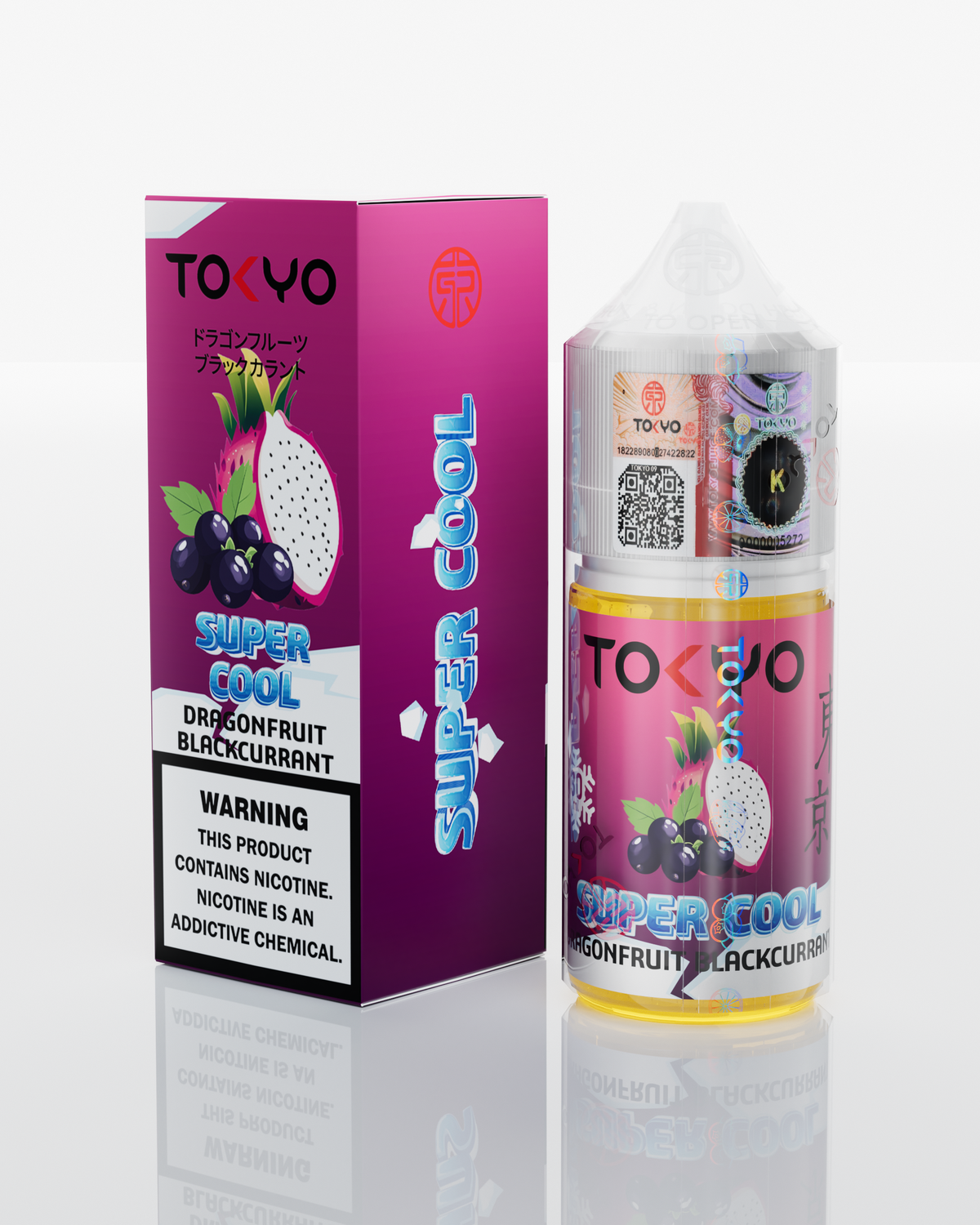 Tokyo Supercool Dragonfruit Blackcurrant 30ml 35mg Pakistan