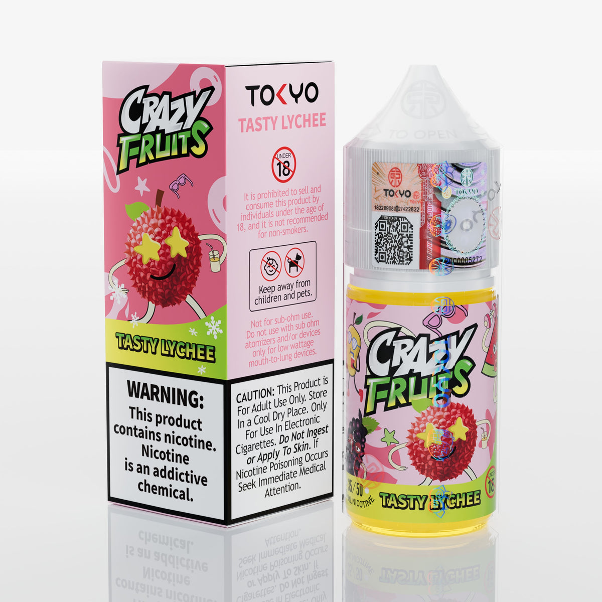 Tokyo Crazy Fruits Tasty Lychee Salt Nic 30ml Pakistan