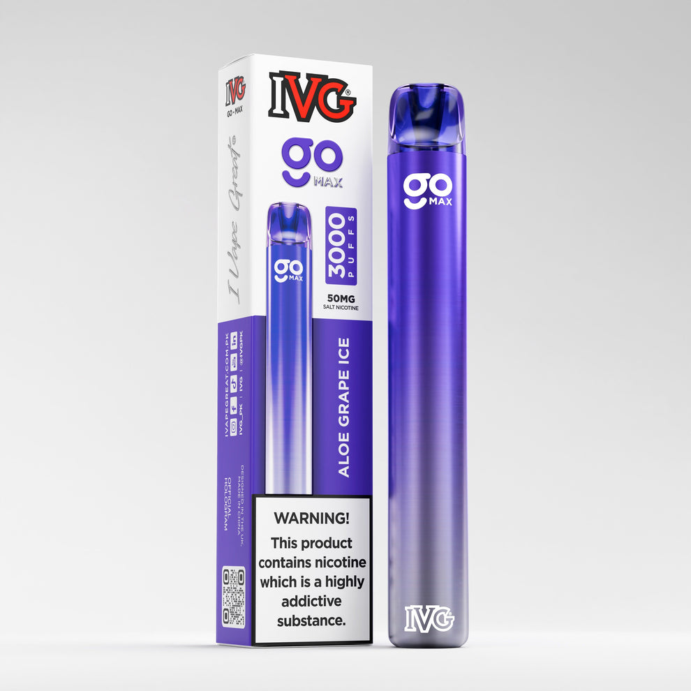 IVG Go Max 3000 Puffs Disposable Vape - Aloe Grapes Ice