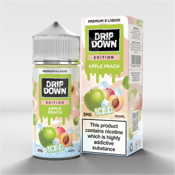 Dripdown Edition Apple Peach Ice 100ml Freebase Pakistan
