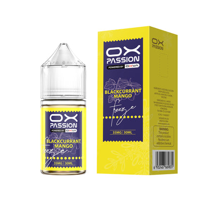 OX Passion by OXVA - Blackcurrant Mango Freeze – Premium Nicotine Salt E-Liquid (30ML)