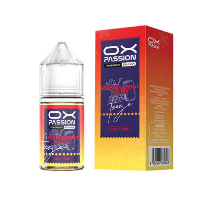 OX Passion by OXVA - Blackcurrant Oxfizz Freeze – Premium Nicotine Salt E-Liquid (30ML)