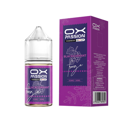 OX Passion by OXVA - Blackcurrant Freeze – Premium Nicotine Salt E-Liquid (30ML)