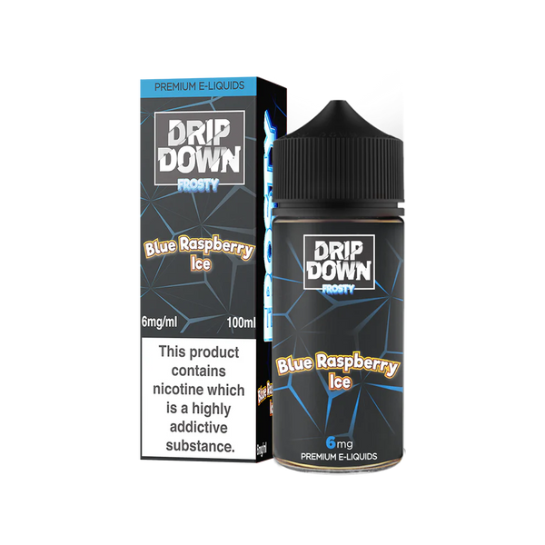 Dripdown Frosty Blue Raspberry Ice 100ml Freebase Pakistan