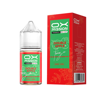 OX Passion by OXVA - Double Apple Freeze – Premium Nicotine Salt E-Liquid (30ML)