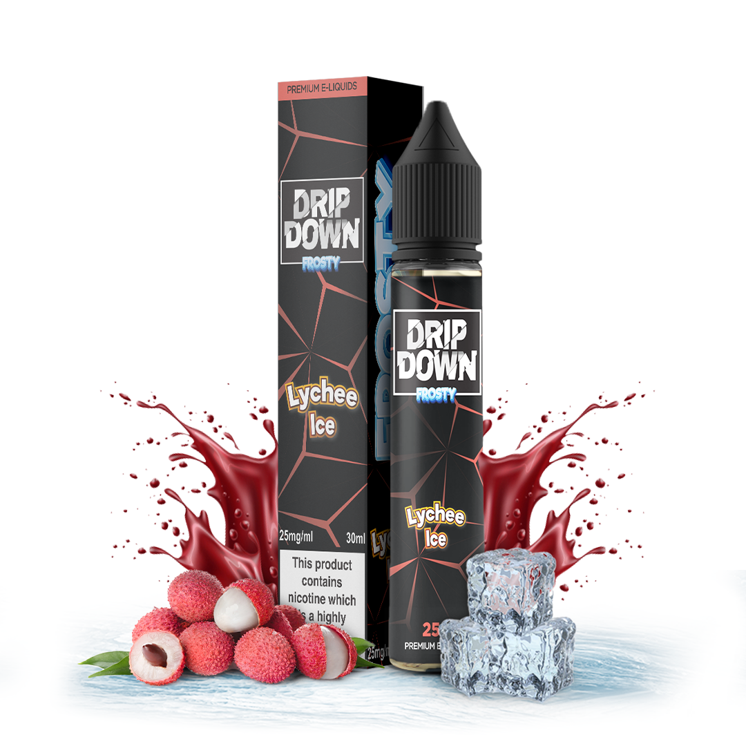 Dripdown Frosty Lychee Ice 30ml E-Liquid Pakistan