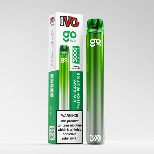 IVG GO MAX 3000 Puffs Disposable Vape | 8ml Nic Salt, Rechargeable – Best Price in Pakistan