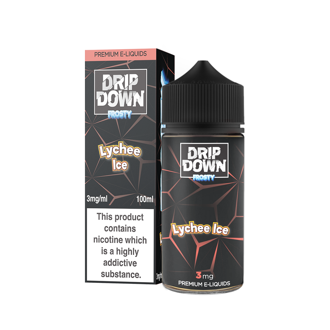 Dripdown Frosty Lychee Ice 100ml Freebase Pakistan