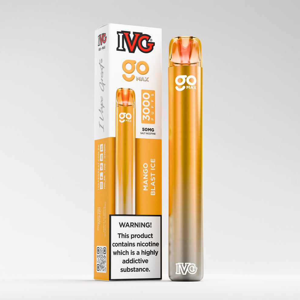 IVG Go Max 3000 Puffs Disposable Vape - Mango Blast Ice