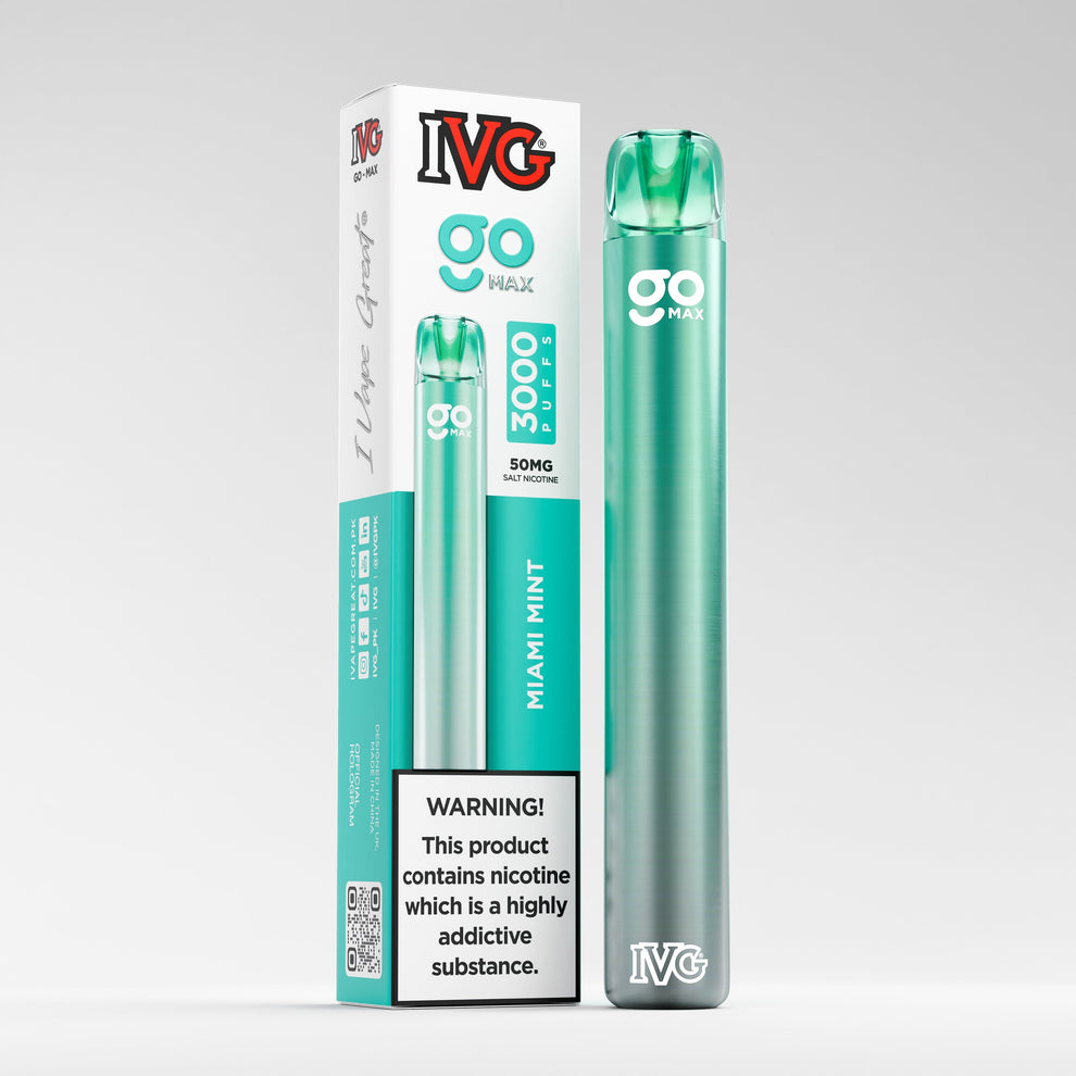 IVG Go Max 3000 Puffs Disposable Vape - Miami Mint