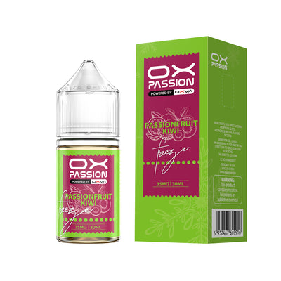 OX Passion by OXVA - Passionfruit Kiwi Freeze – Premium Nicotine Salt E-Liquid (30ML)