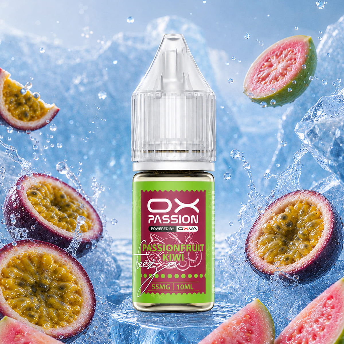 OX Passion Freeze by OXVA – Nicotine Salt E-Liquid 55MG (10ML)