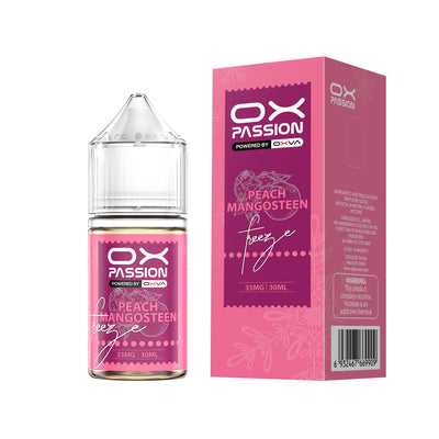 OX Passion by OXVA - Peach Mangosteen Freeze – Premium Nicotine Salt E-Liquid (30ML)