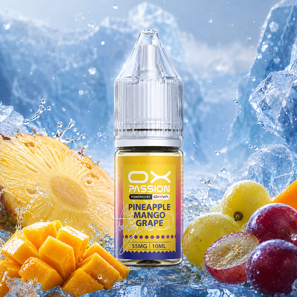 OX Passion Freeze by OXVA – Nicotine Salt E-Liquid 55MG (10ML)