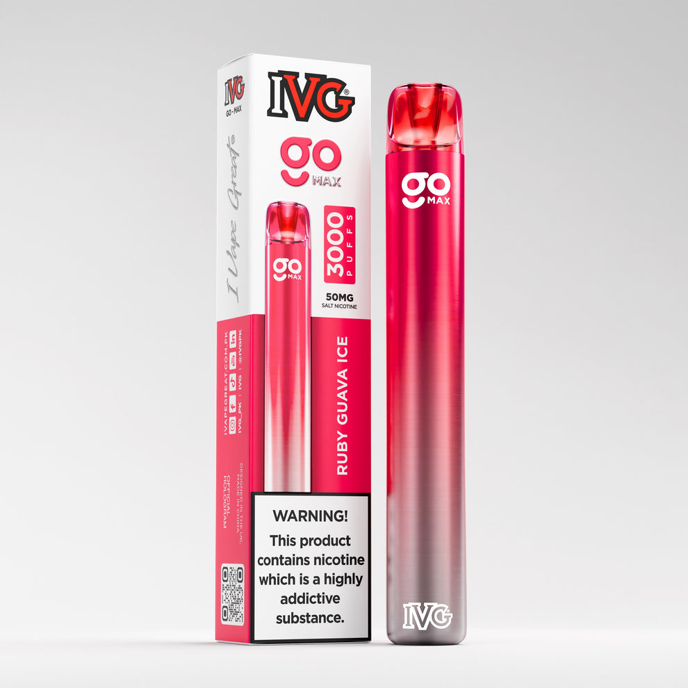 IVG Go Max 3000 Puffs Disposable Vape - Ruby Guava Ice