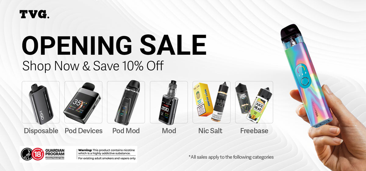 Disposable vape sale at The Vape Guys