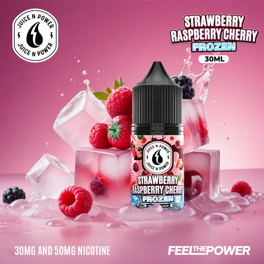 Juice n Power - Strawberry Raspberry Cherry Frozen 30ml