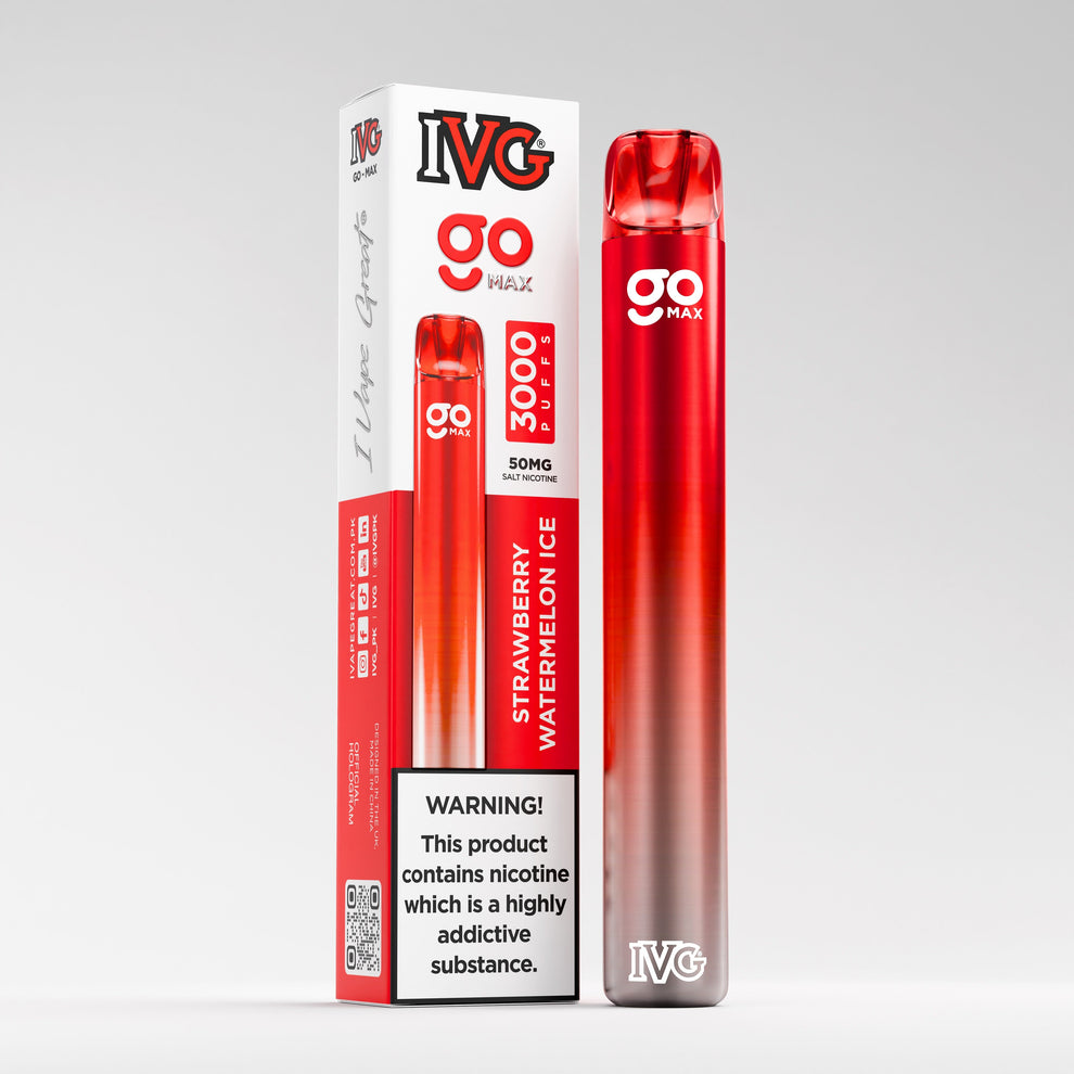 IVG Go Max 3000 Puffs Disposable Vape - Strawberry Watermelon Ice