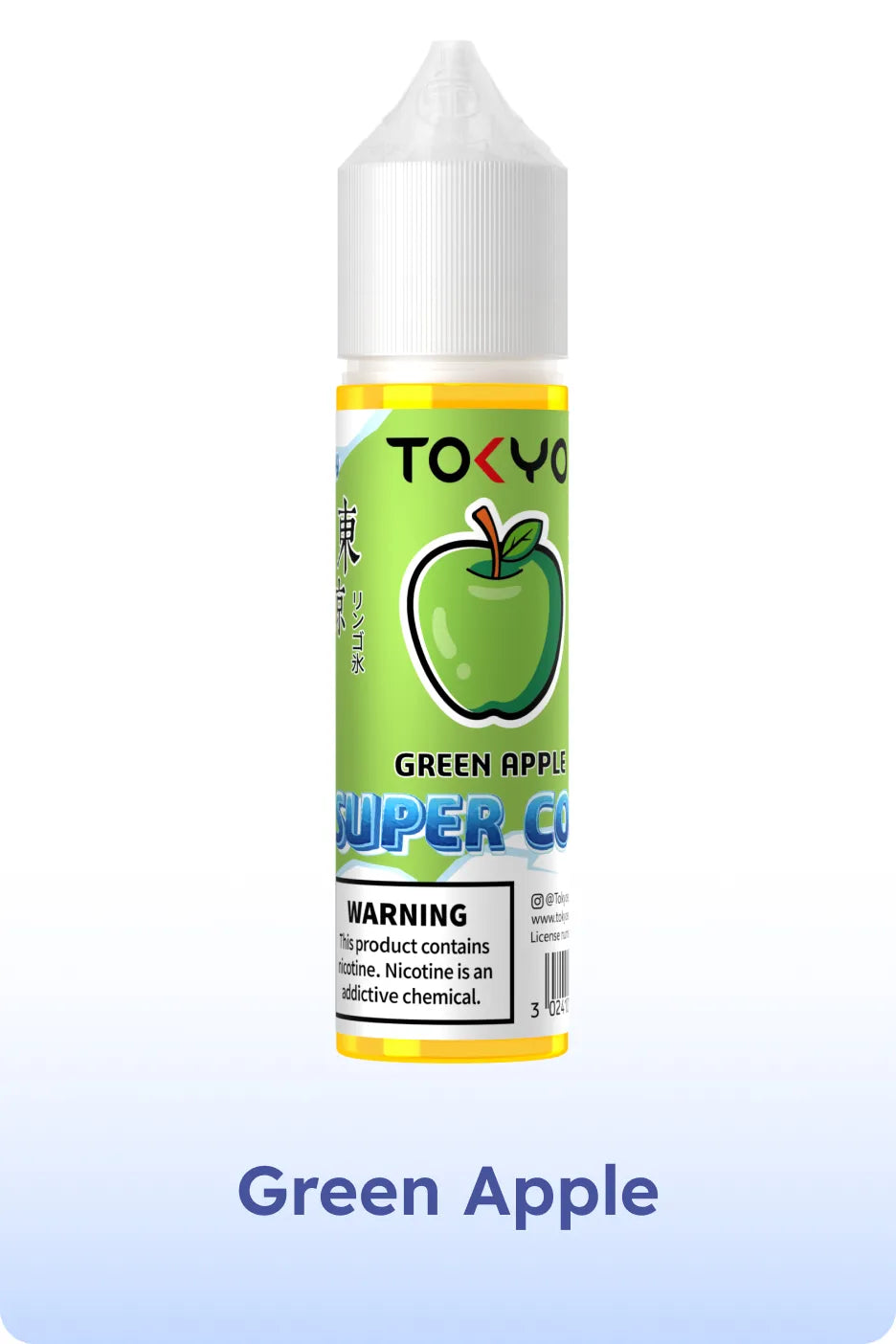 TOKYO SUPER COOL GREEN APPLE 30ML