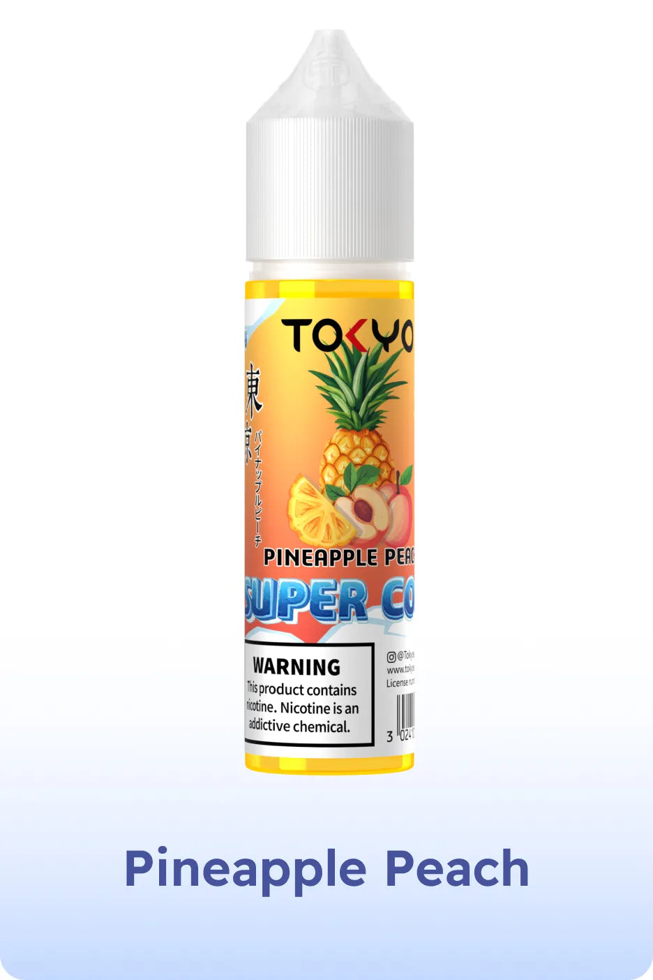 TOKYO SUPERCOOL PINEAPPLE PEACH 60MG 30ML