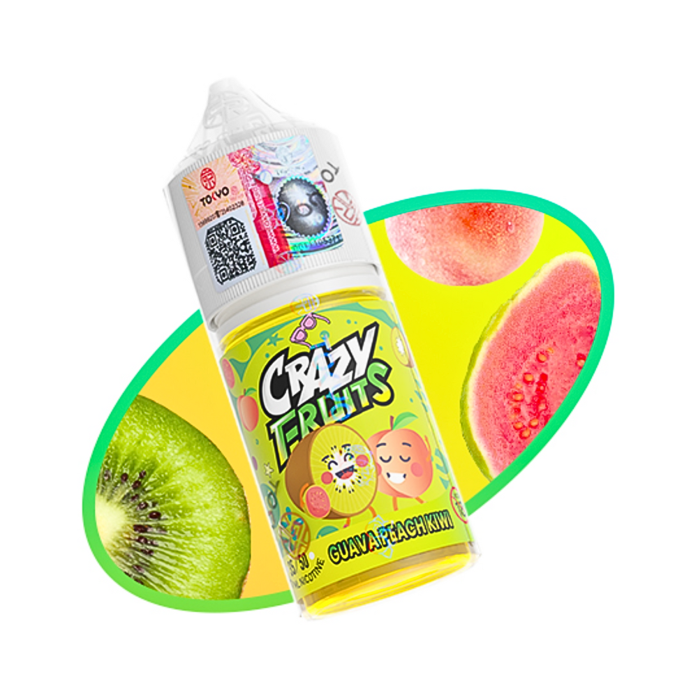 Tokyo Crazy Fruits Guava Peach Kiwi 30ml 50mg Pakistan