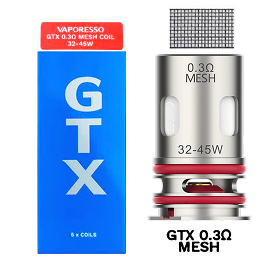 VAPORESSO GTX 0.3Ω MESH COIL (32-45W)