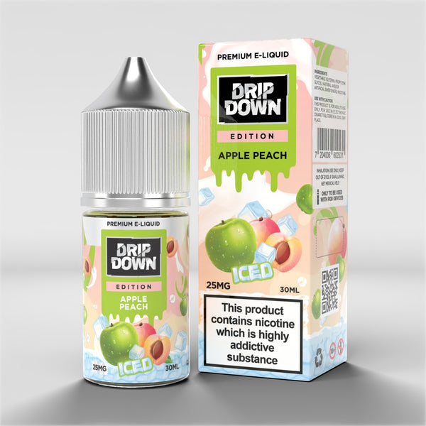 Dripdown Edition Apple Peach Iced Salt Nic 30ml Pakistan