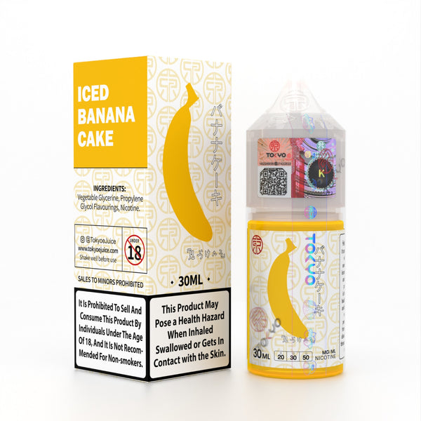 Tokyo Classic Iced Banana Cake Salt Nic 30ml Pakistan
