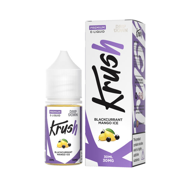 DRIPDOWN KRUSH SERIES SALT – BLACKCURRANT MANGO ICE 30ML