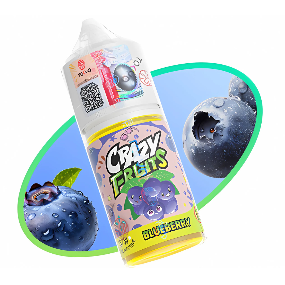 Tokyo Crazy Fruits Blueberry 30ml E-Liquid Pakistan