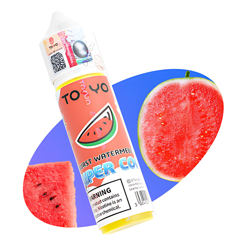 Tokyo Supercool Burst Watermelon 60ml E-Liquid Pakistan