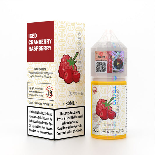 TOKYO CLASSIC ICED CRANBERRY RASPBERRY 30ML