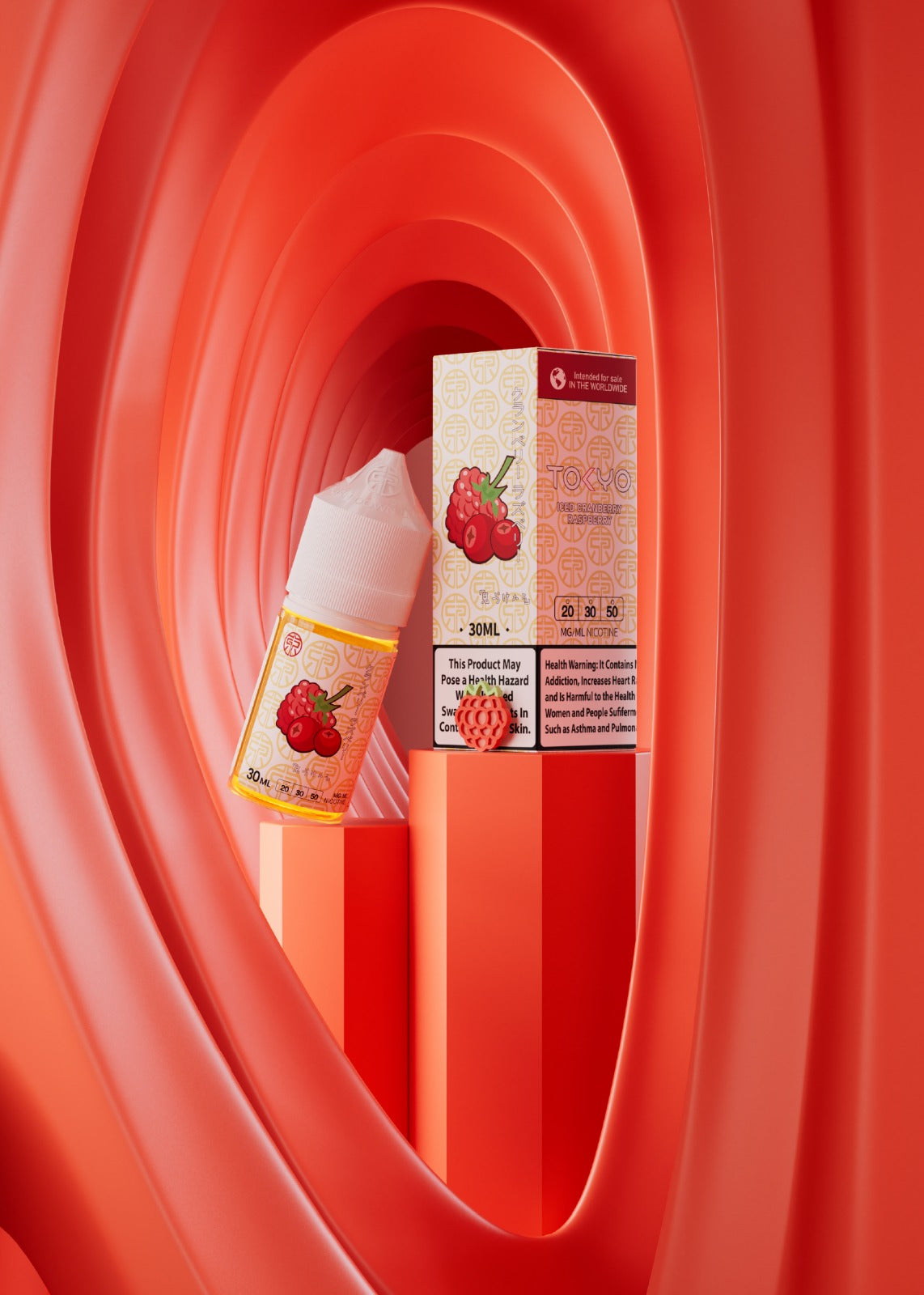 TOKYO CLASSIC ICED CRANBERRY RASPBERRY 30ML