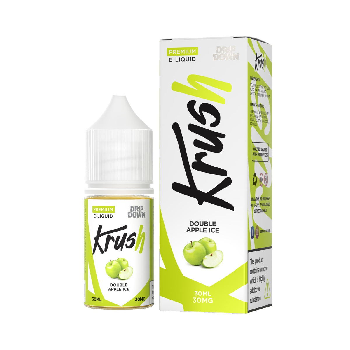 DRIPDOWN KRUSH DOUBLE APPLE ICE 30ML