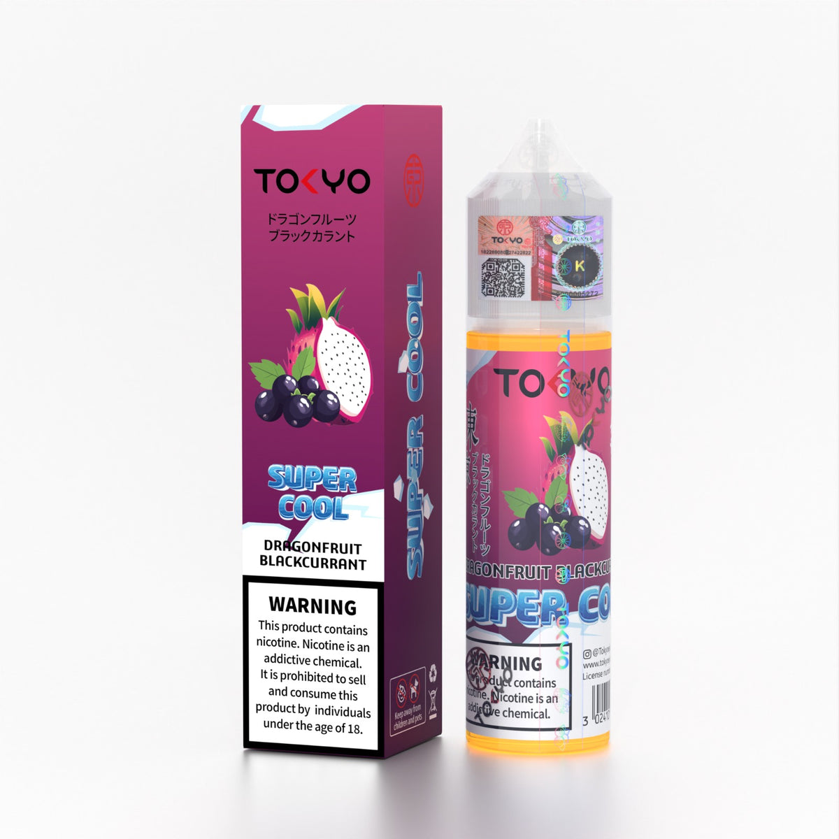 Tokyo Supercool Dragonfruit Blackcurrant 60ml 6mg Pakistan