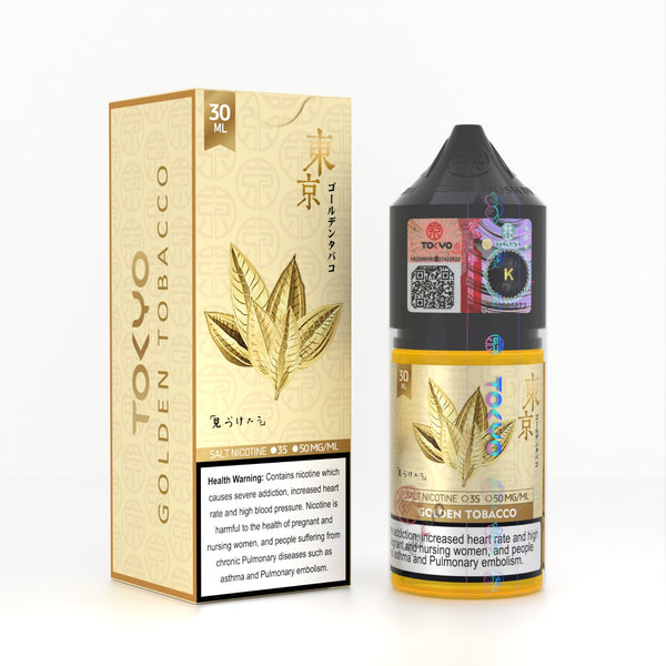 Tokyo Tobacco Golden Tobacco Salt Nic 30ml Pakistan