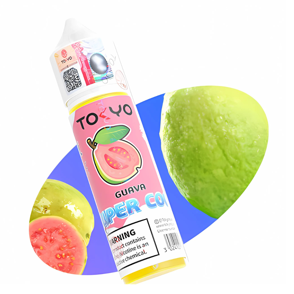 Tokyo Supercool Guava 60ml E-Liquid Pakistan